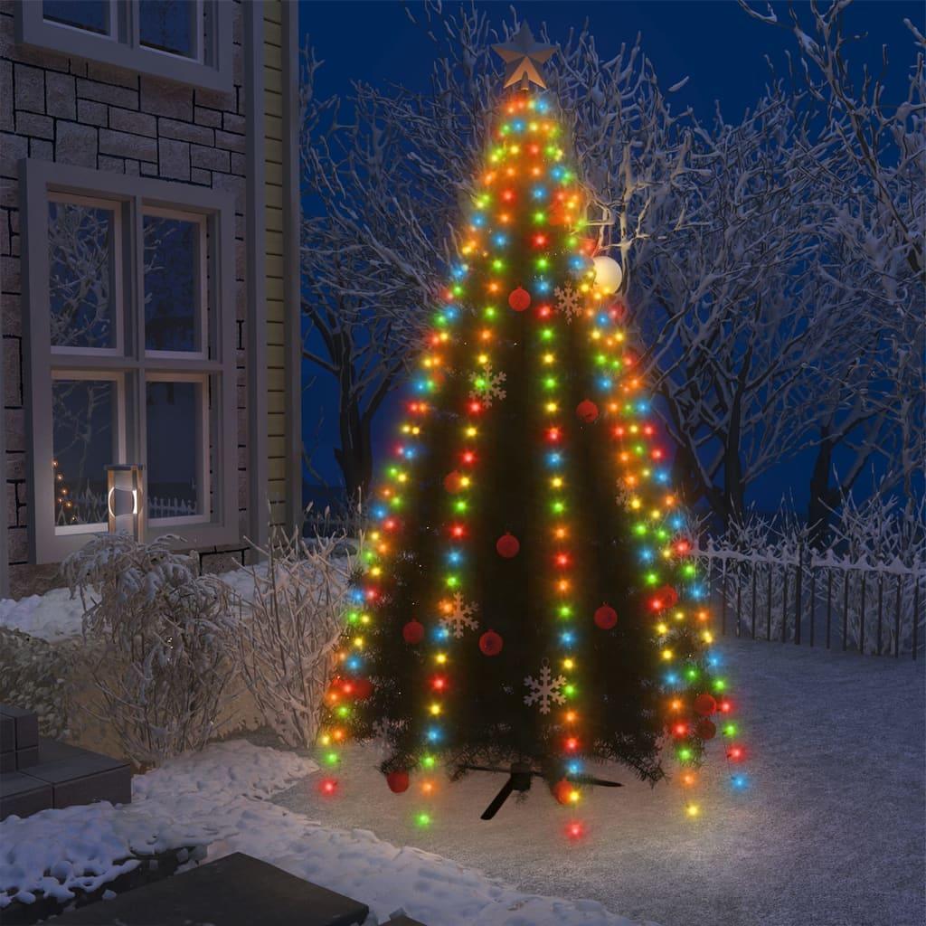 Christmas Tree Net Lights with 250 LEDs Colorful 98.4" at Set Shop and Smile
