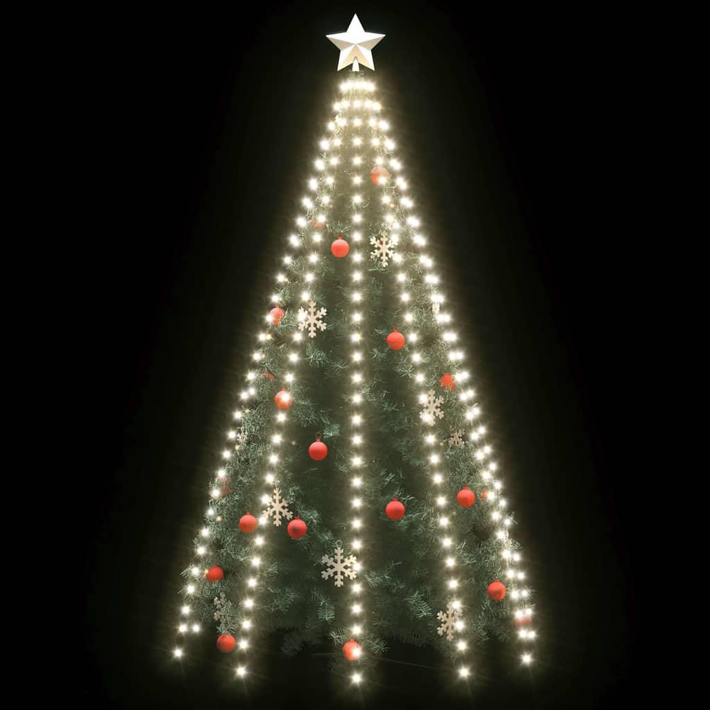 Christmas Tree Net Lights with 300 LEDs Cold White 118.1" at Set Shop and Smile