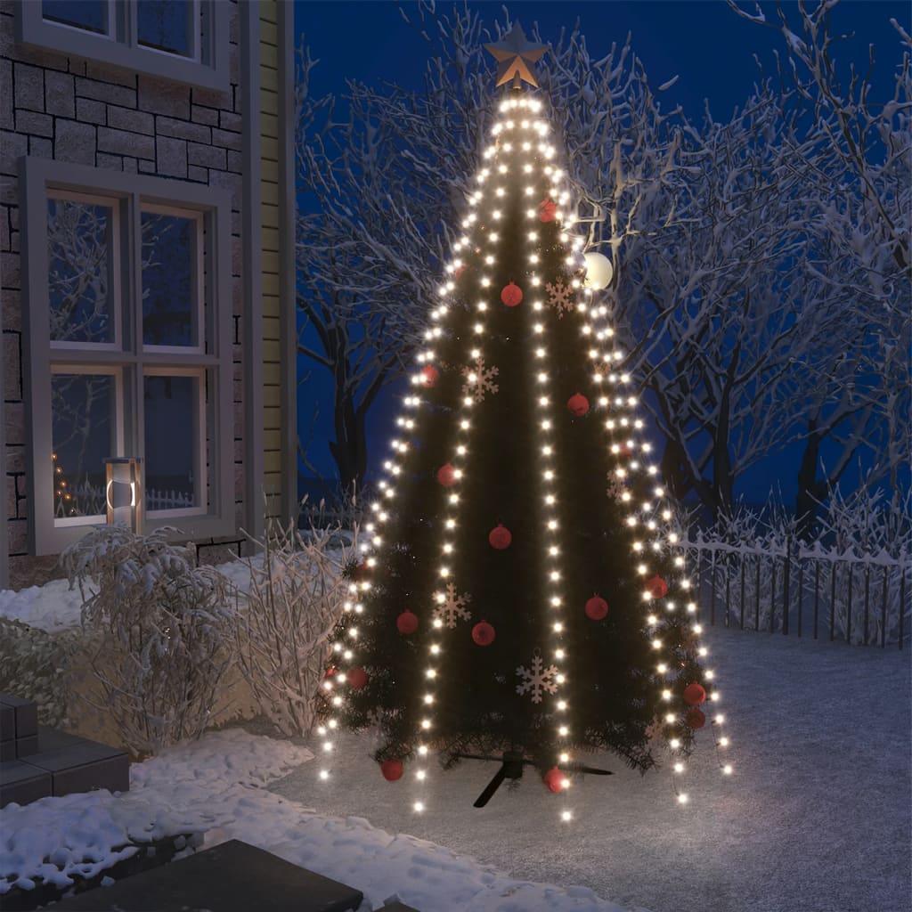 Christmas Tree Net Lights with 300 LEDs Cold White 118.1" at Set Shop and Smile