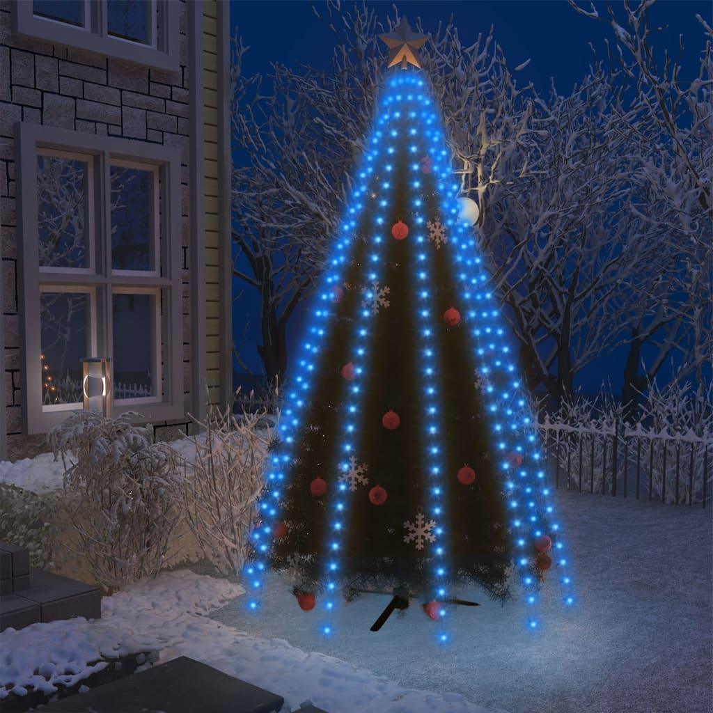 Christmas Tree Net Lights with 300 LEDs Blue 118.1" at Set Shop and Smile