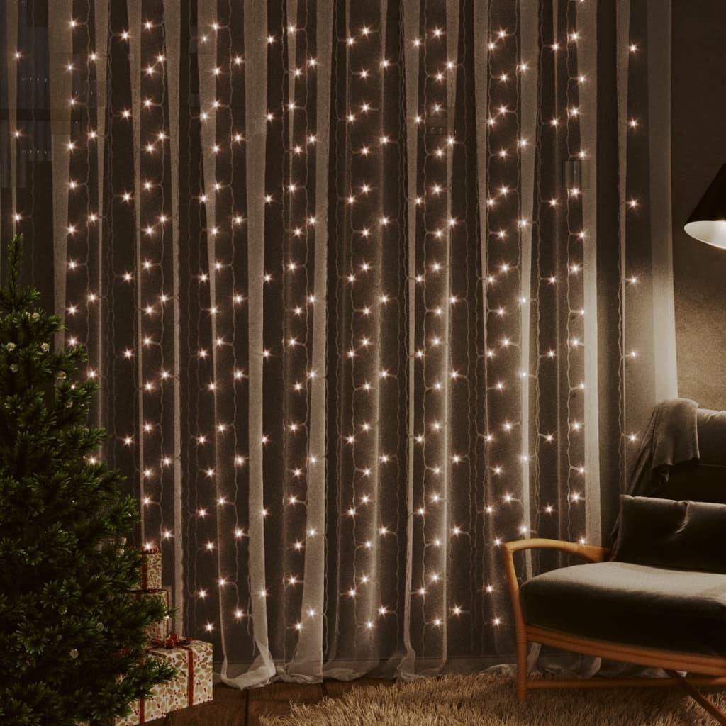 LED Curtain Fairy Lights 9.8'x9.8' 300 LED Warm White 8 Function at Set Shop and Smile
