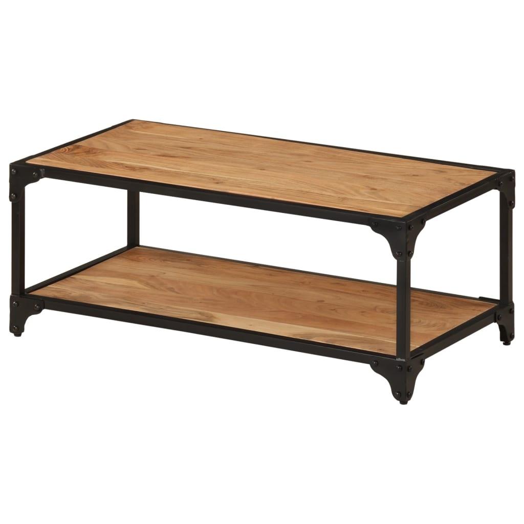 Coffee Table 35.4"x17.7"x13.8" Solid Acacia Wood at Set Shop and Smile