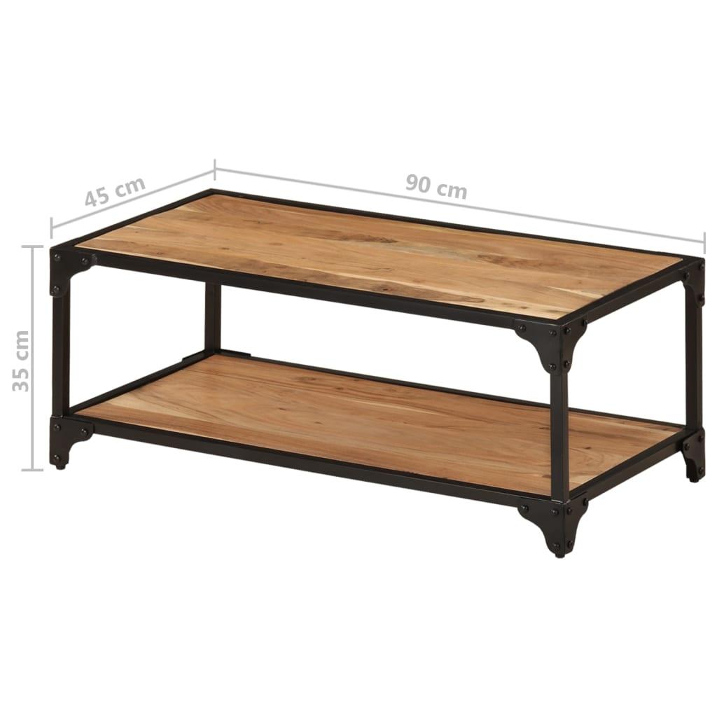 Coffee Table 35.4"x17.7"x13.8" Solid Acacia Wood at Set Shop and Smile
