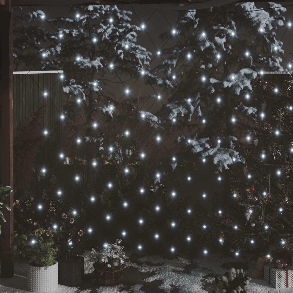 Christmas Net Light Cold White 9.8'x6.6' 204 LED Indoor Outdoor at Set Shop and Smile