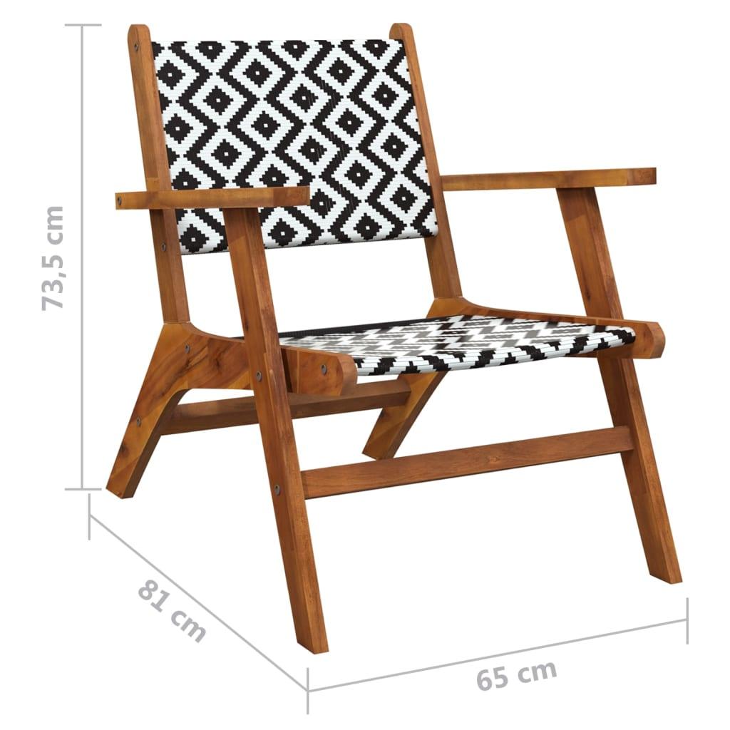 Patio Chairs 2 pcs Solid Acacia Wood at Set Shop and Smile