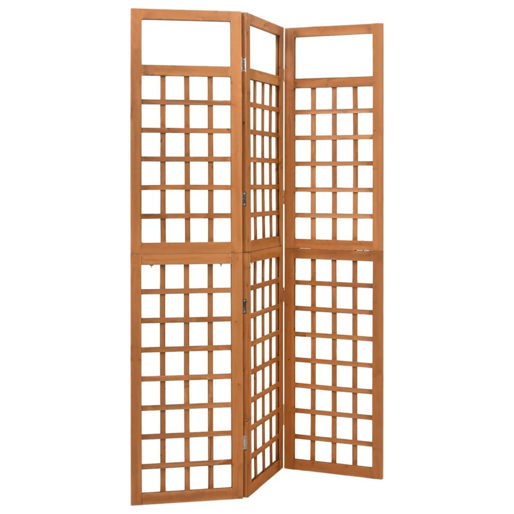 3-Panel Room Divider/Trellis Solid Fir Wood 47.6"x71.1" at Set Shop and Smile
