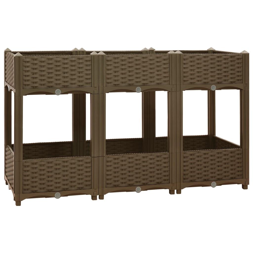 Raised Bed 47.2"x15.7"x28" Polypropylene at Set Shop and Smile