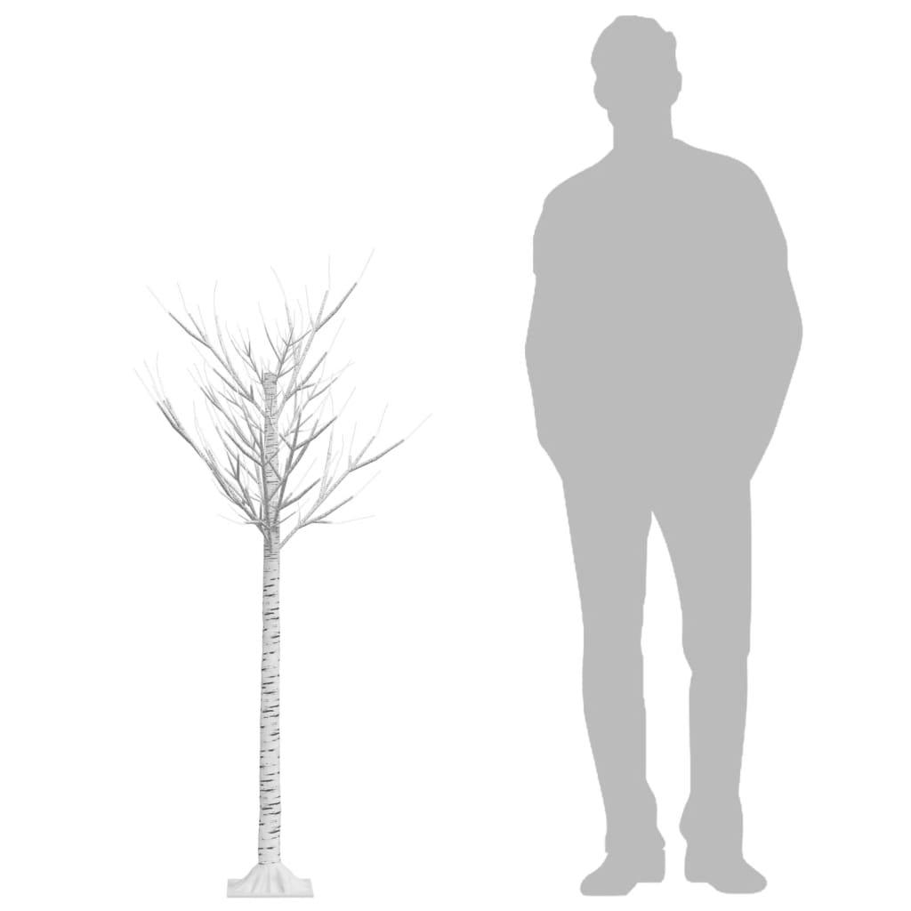 Christmas Tree 156 LEDs 5 ft Warm White Willow Indoor Outdoor at Set Shop and Smile