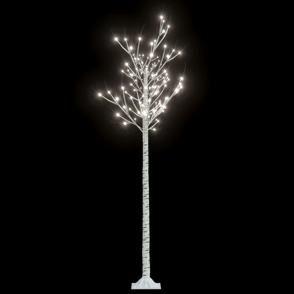 Christmas Tree 200 LEDs 6 ft Cold White Willow Indoor Outdoor at Set Shop and Smile