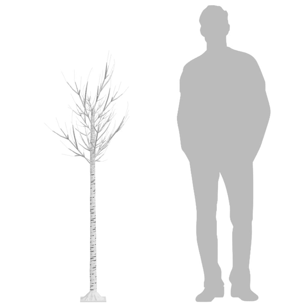 Christmas Tree 200 LEDs 6 ft Cold White Willow Indoor Outdoor at Set Shop and Smile