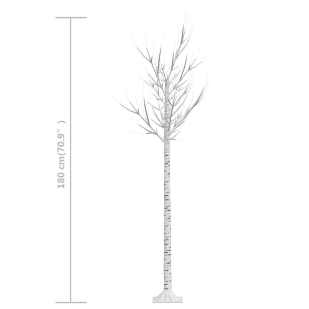 Christmas Tree 200 LEDs 6 ft Cold White Willow Indoor Outdoor at Set Shop and Smile