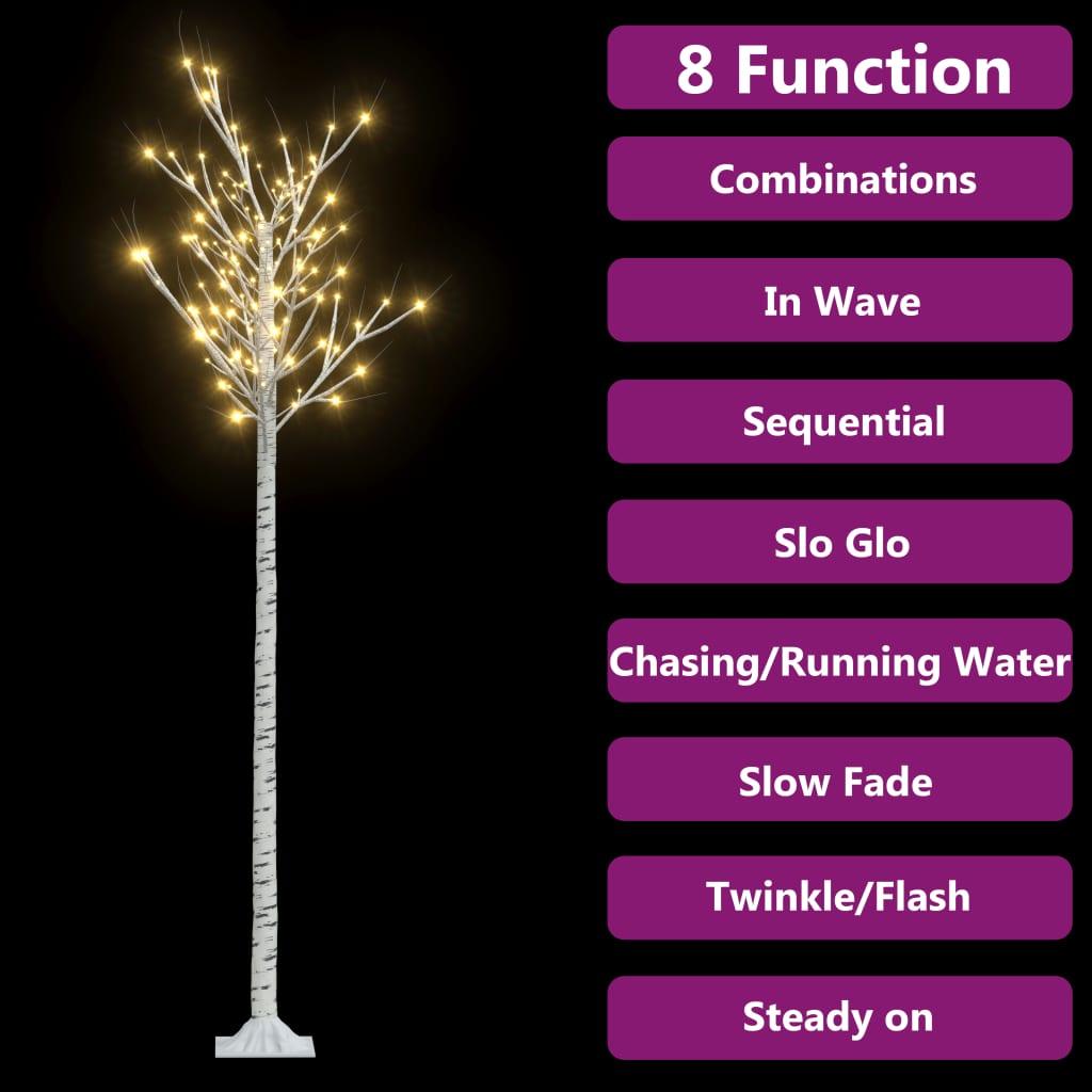 Christmas Tree 220 LEDs 7 ft Warm White Willow Indoor Outdoor at Set Shop and Smile