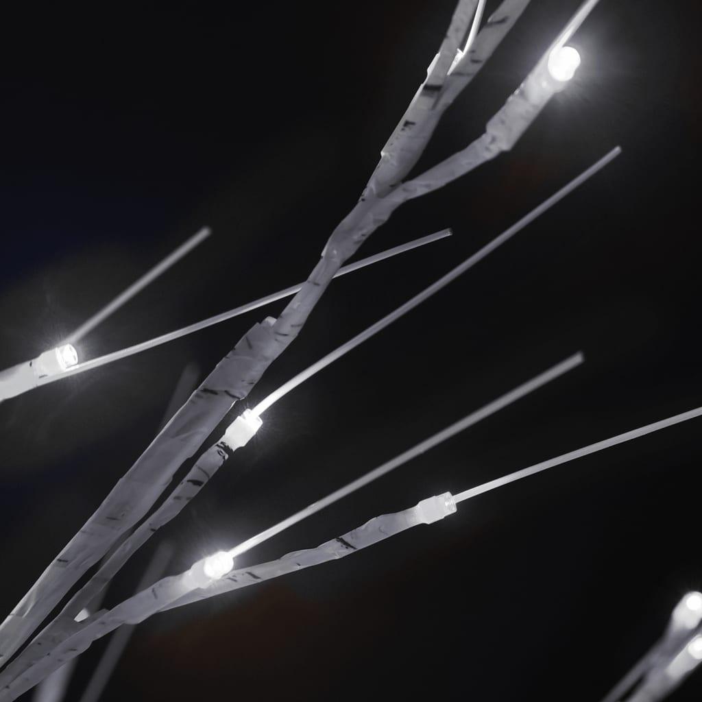 Christmas Tree 220 LEDs 7 ft Cold White Willow Indoor Outdoor at Set Shop and Smile