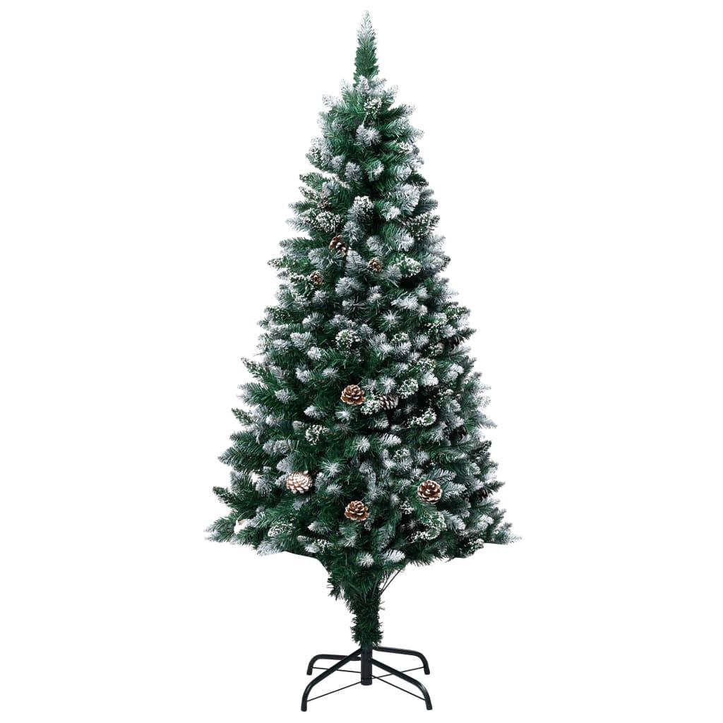 Artificial Christmas Tree with LEDs&Ball Set&Pine Cones 70.9" at Set Shop and Smile