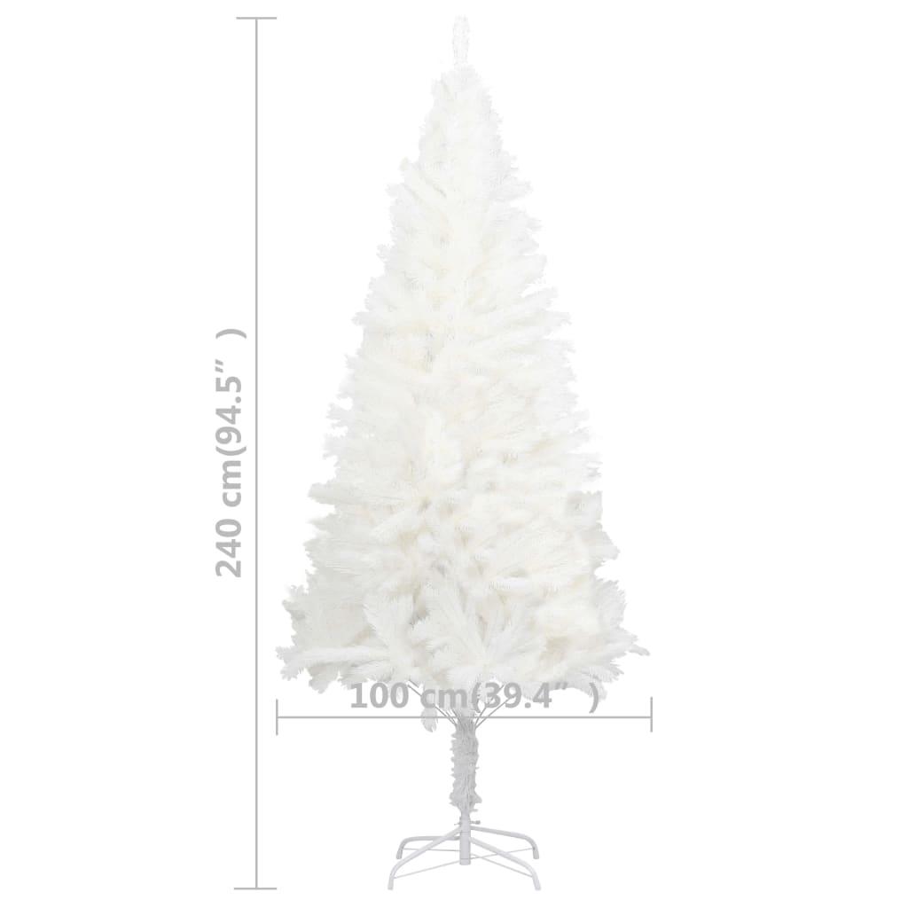 Artificial Christmas Tree with LEDs&Ball Set White 94.5" at Set Shop and Smile
