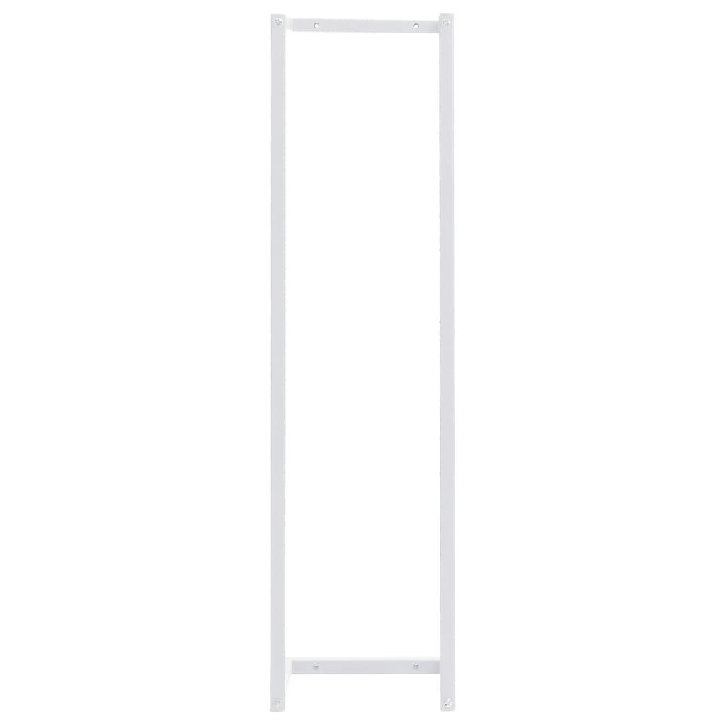 Towel Rack White 9.8"x7.9"x37.4" Steel at Set Shop and Smile