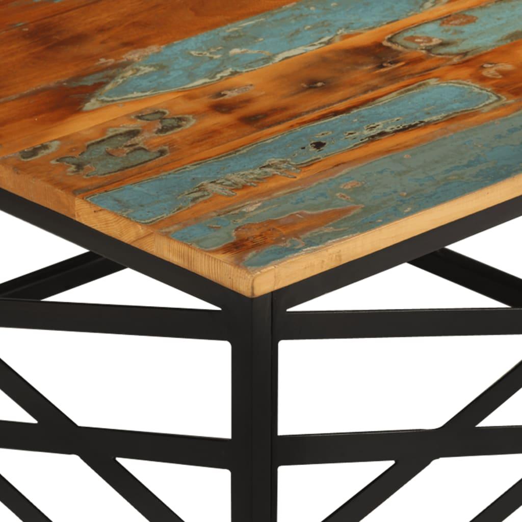 Coffee Table 26.8"x26.8"x13.8" Solid Reclaimed Wood at Set Shop and Smile