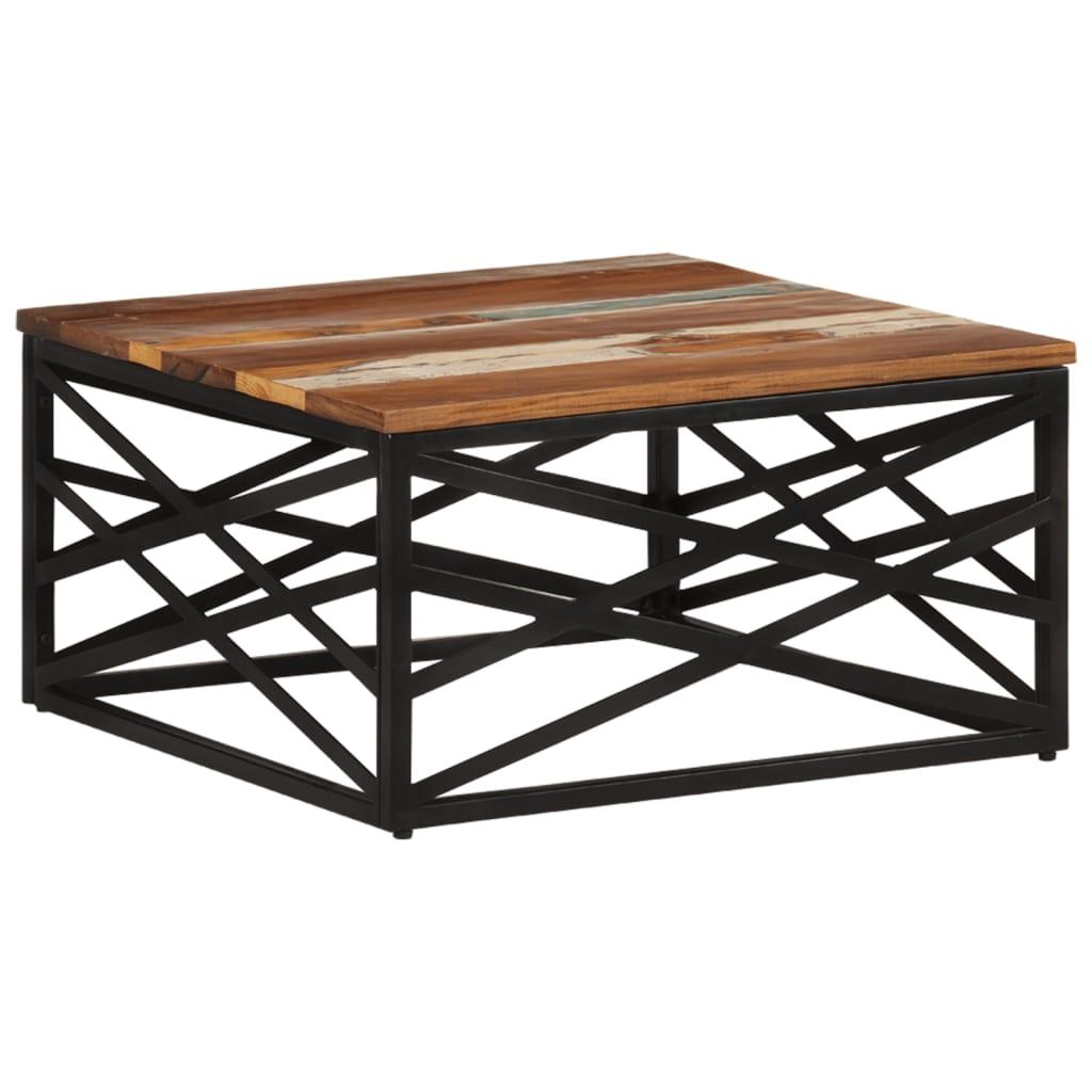 Coffee Table 26.8"x26.8"x13.8" Solid Reclaimed Wood at Set Shop and Smile