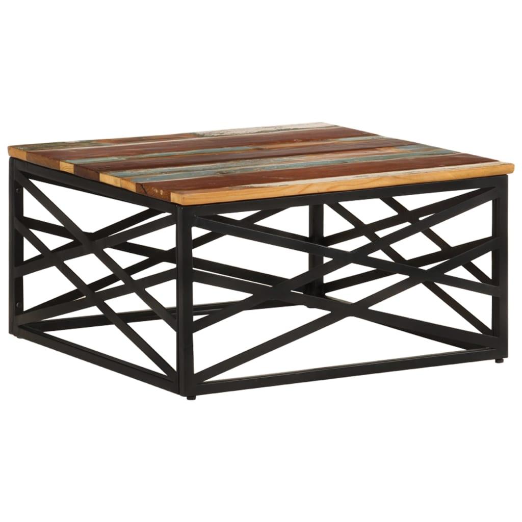 Coffee Table 26.8"x26.8"x13.8" Solid Reclaimed Wood at Set Shop and Smile