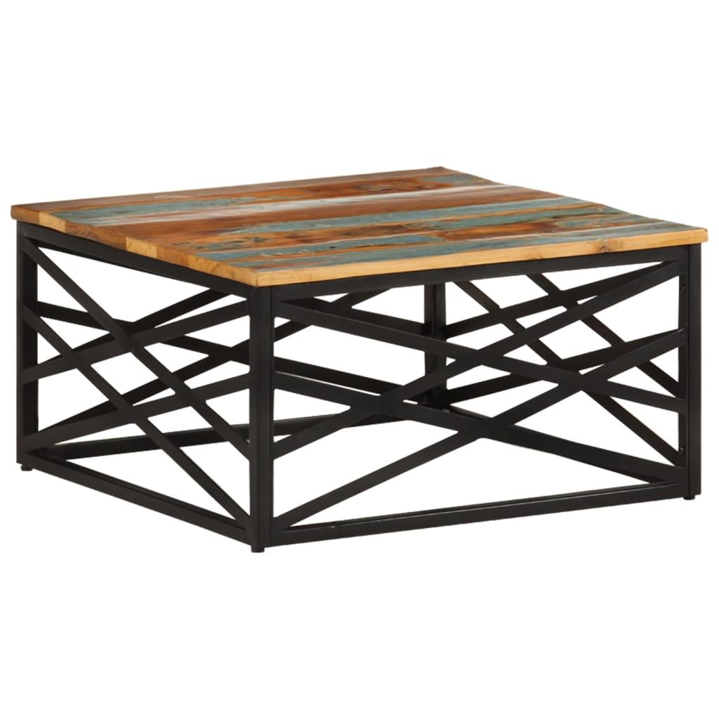 Coffee Table 26.8"x26.8"x13.8" Solid Reclaimed Wood at Set Shop and Smile