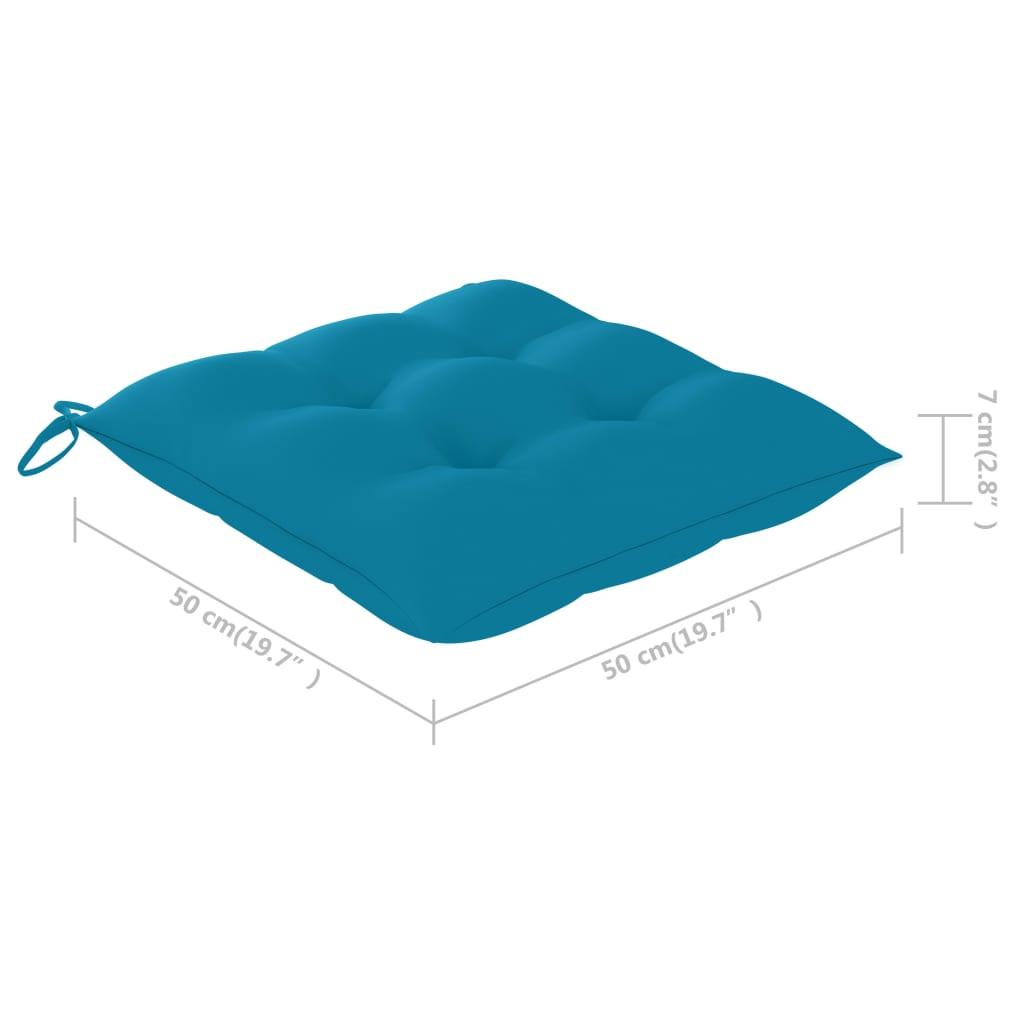 Patio Dining Chairs 4 pcs with Cushions Solid Acacia Wood at Set Shop and Smile