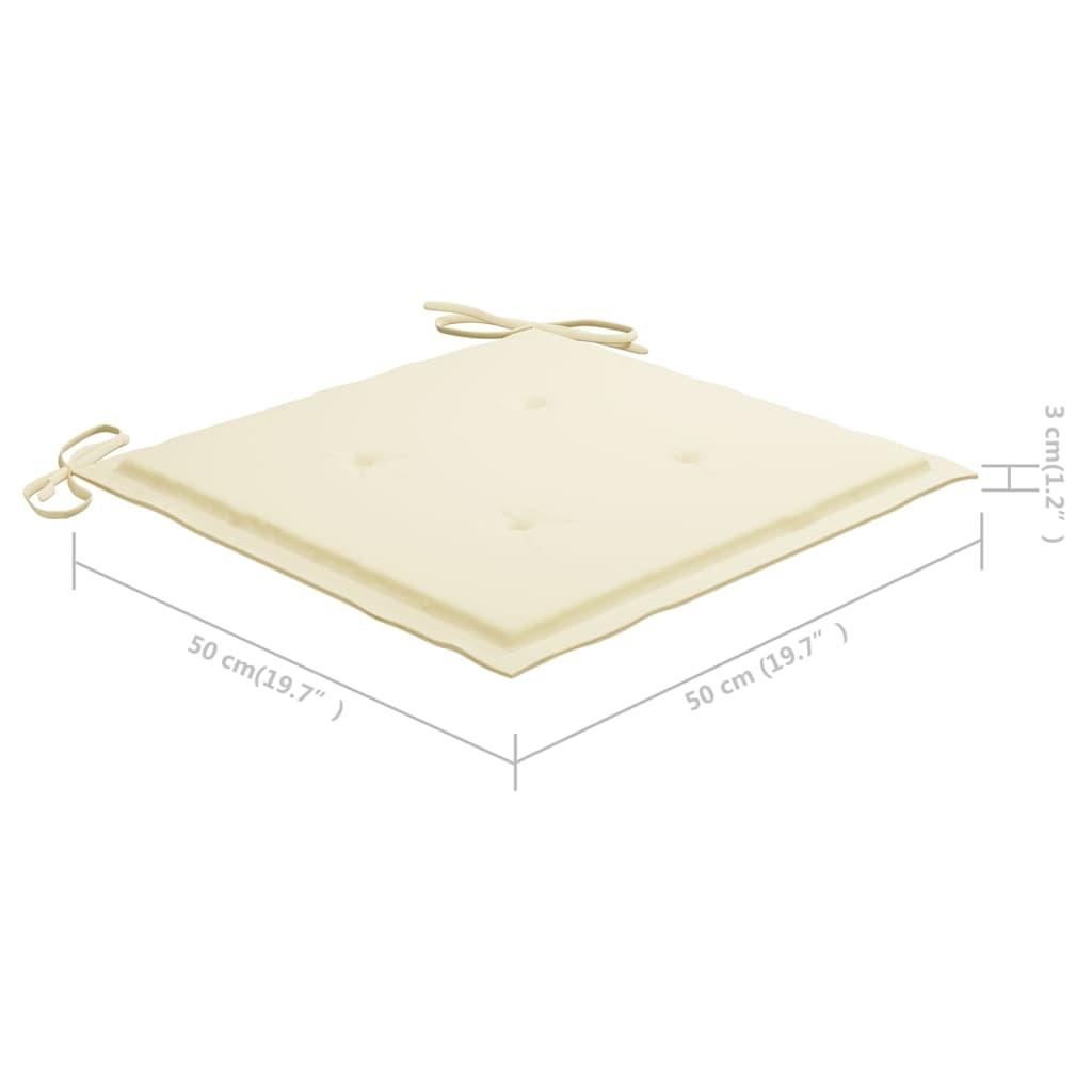 Patio Dining Chairs 8 pcs with Cushions Solid Acacia Wood at Set Shop and Smile