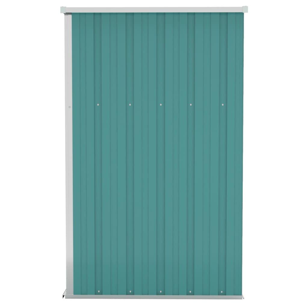 Wall-mounted Garden Shed Green 46.5"x39.4"x70.1" Galvanized Steel at Set Shop and Smile