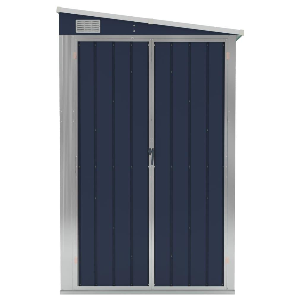 Wall-mounted Garden Shed Anthracite 46.5"x39.4"x70.1" Steel at Set Shop and Smile