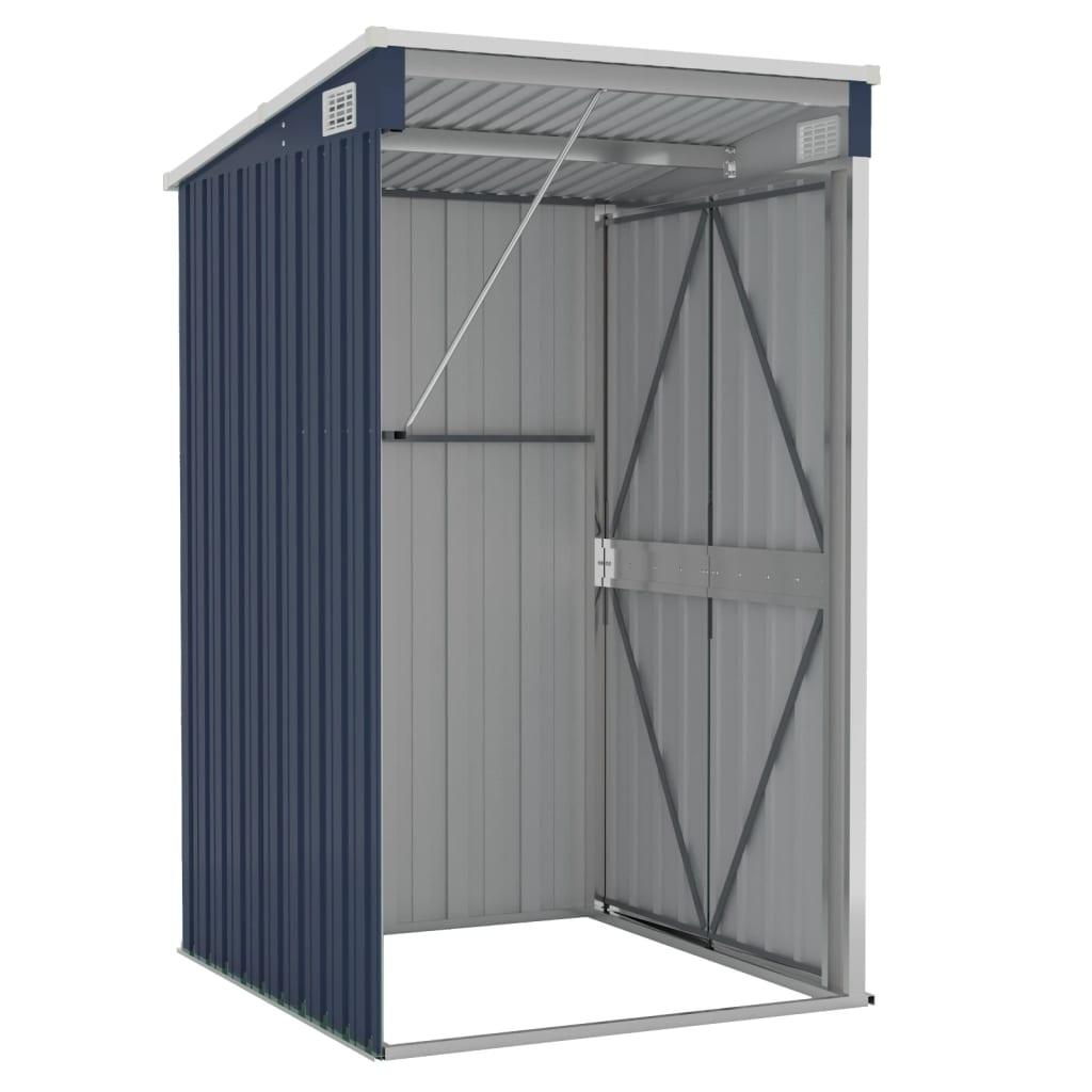 Wall-mounted Garden Shed Anthracite 46.5"x39.4"x70.1" Steel at Set Shop and Smile