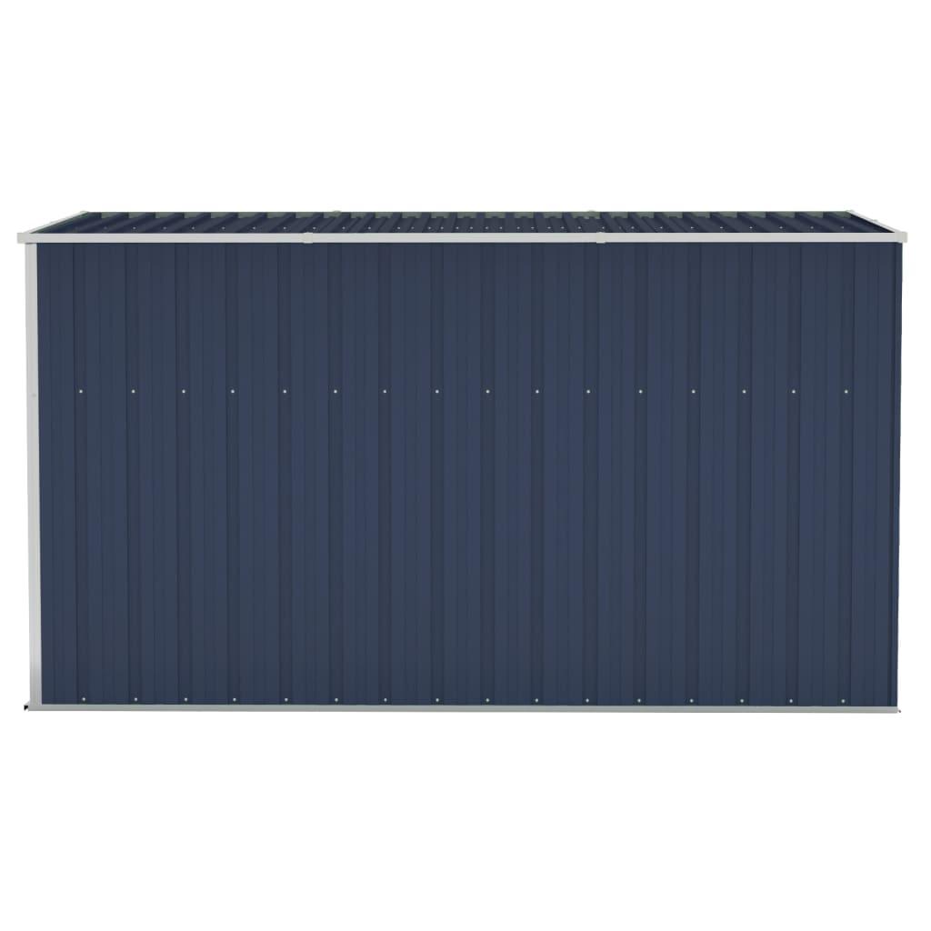 Wall-mounted Garden Shed Anthracite 46.5"x113.4"x70.1" Steel at Set Shop and Smile