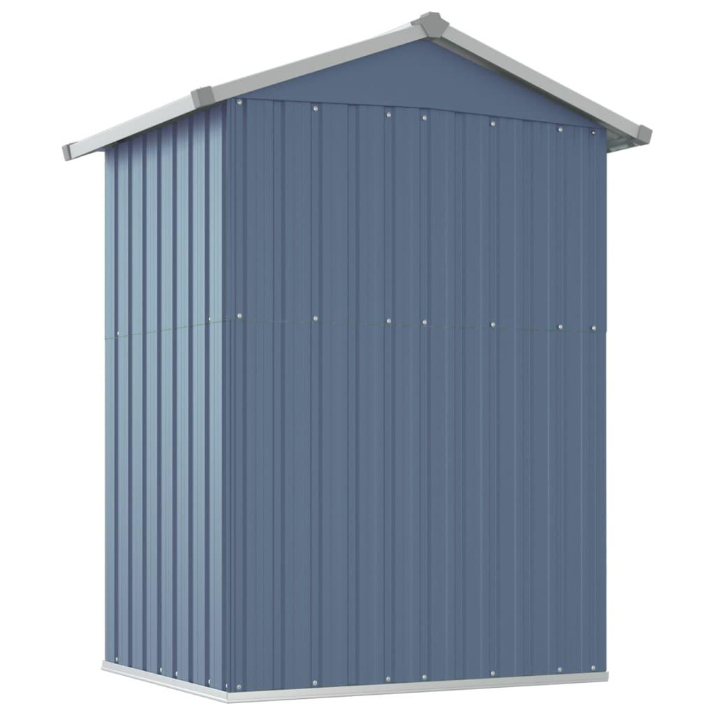 Garden Shed Gray 49.6"x38.4"x69.7" Galvanized Steel at Set Shop and Smile