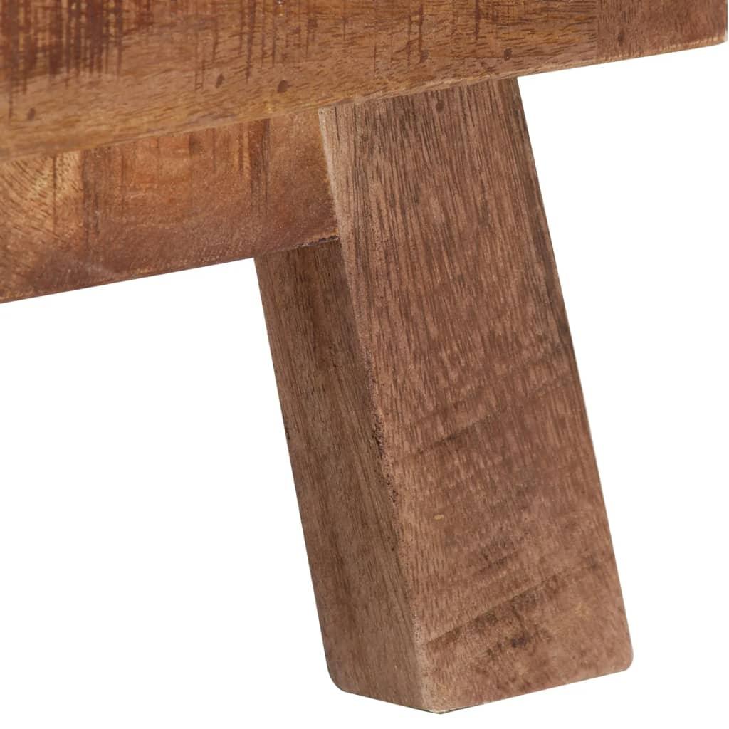 TV Cabinet 43.3"x11.8"x15.7" Rough Mango Wood at Set Shop and Smile