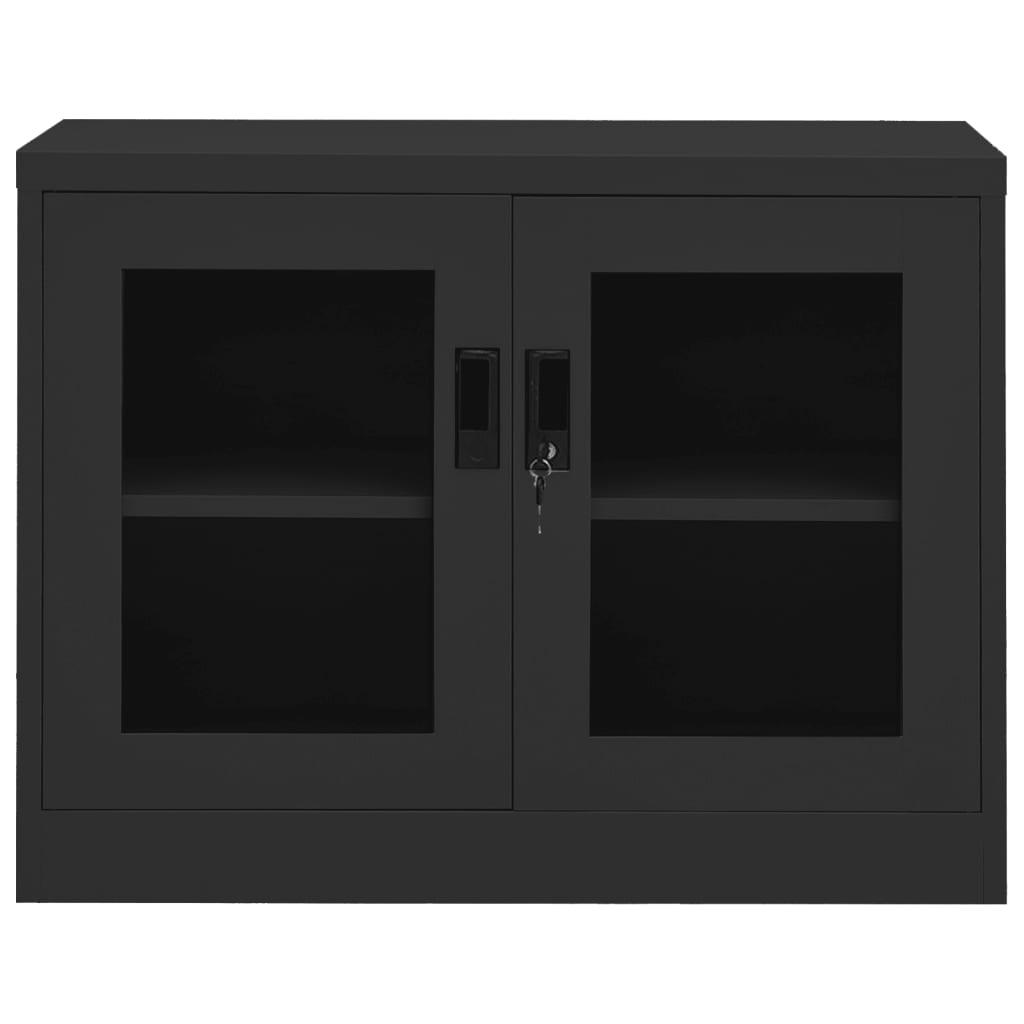 Office Cabinet Anthracite 35.4"x15.7"x27.6" Steel at Set Shop and Smile