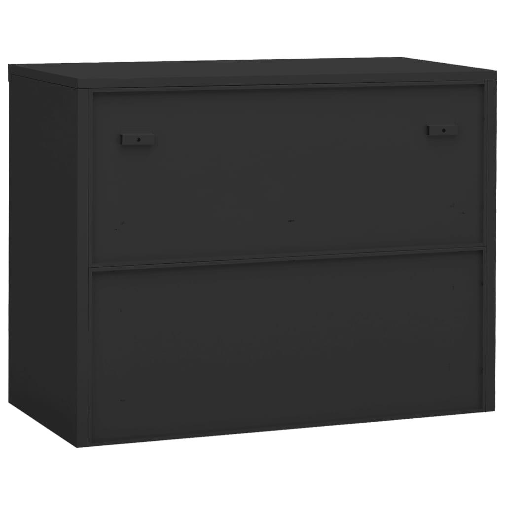 Office Cabinet Anthracite 35.4"x15.7"x27.6" Steel at Set Shop and Smile