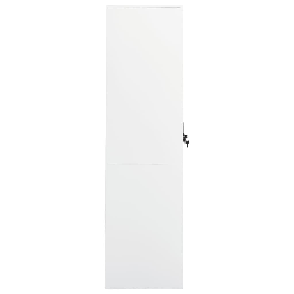 Wardrobe White 31.5"x19.7"x70.9" Steel at Set Shop and Smile