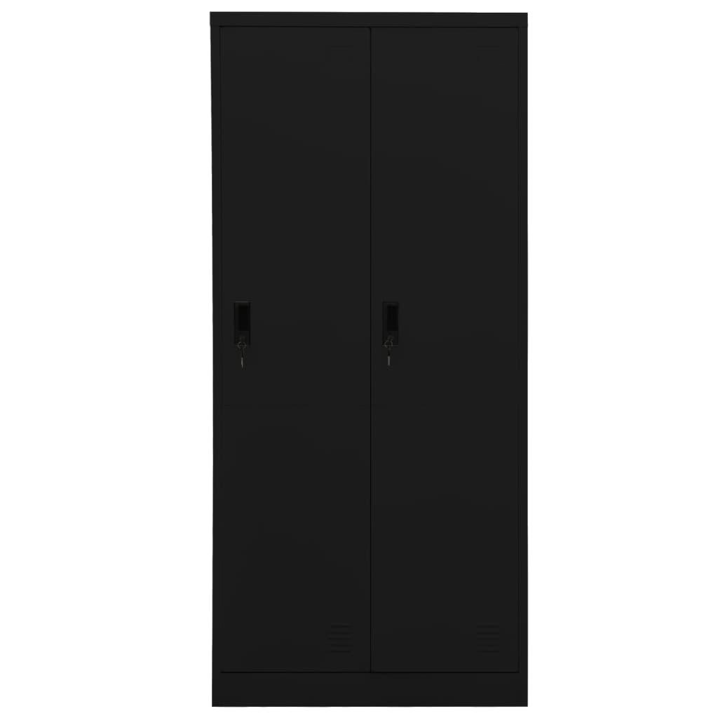 Wardrobe Black 31.5"x19.7"x70.9" Steel at Set Shop and Smile