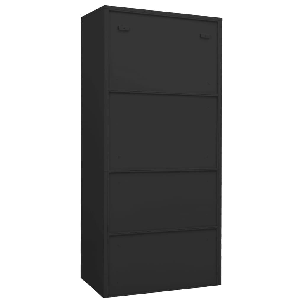 Wardrobe Anthracite 31.5"x19.7"x70.9" Steel at Set Shop and Smile