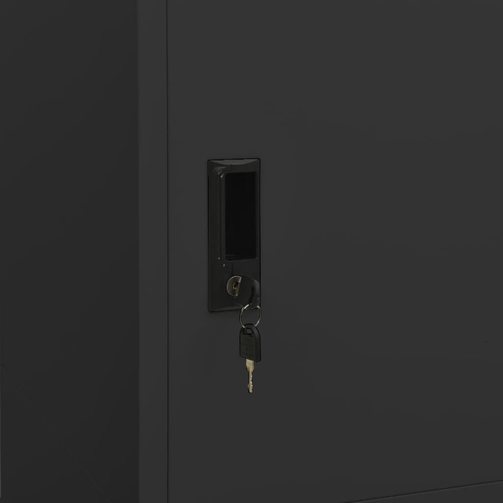 Wardrobe Anthracite 31.5"x19.7"x70.9" Steel at Set Shop and Smile