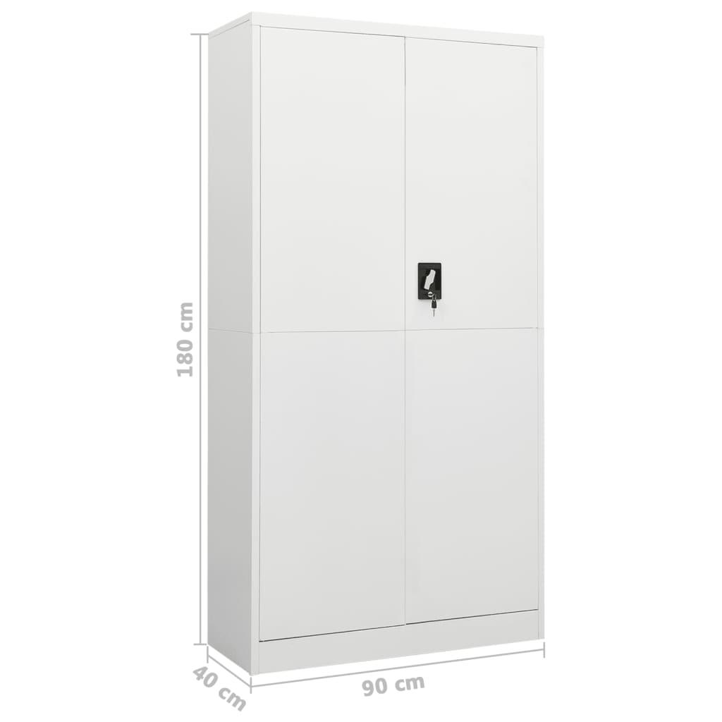 Locker Cabinet White 35.4"x15.7"x70.9" Steel at Set Shop and Smile