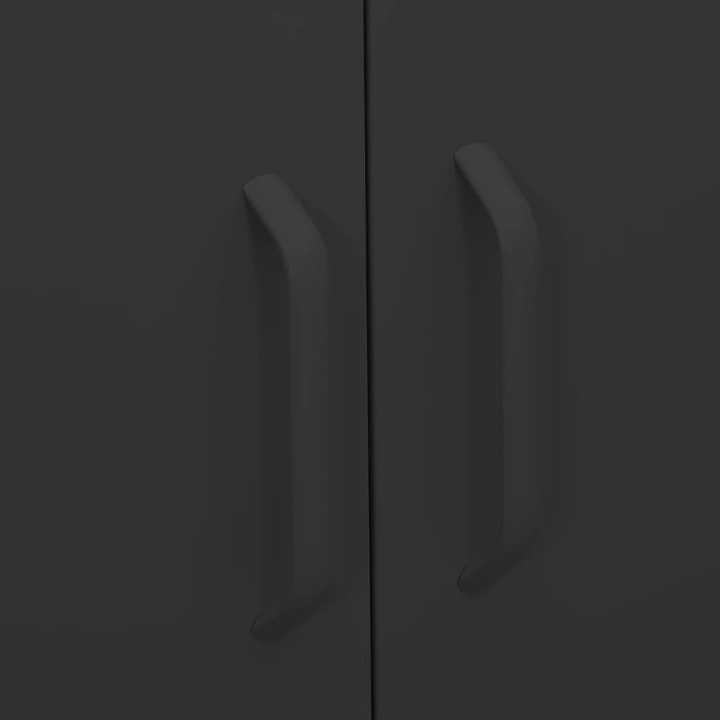 Storage Cabinet Anthracite 31.5"x13.8"x40" Steel at Set Shop and Smile