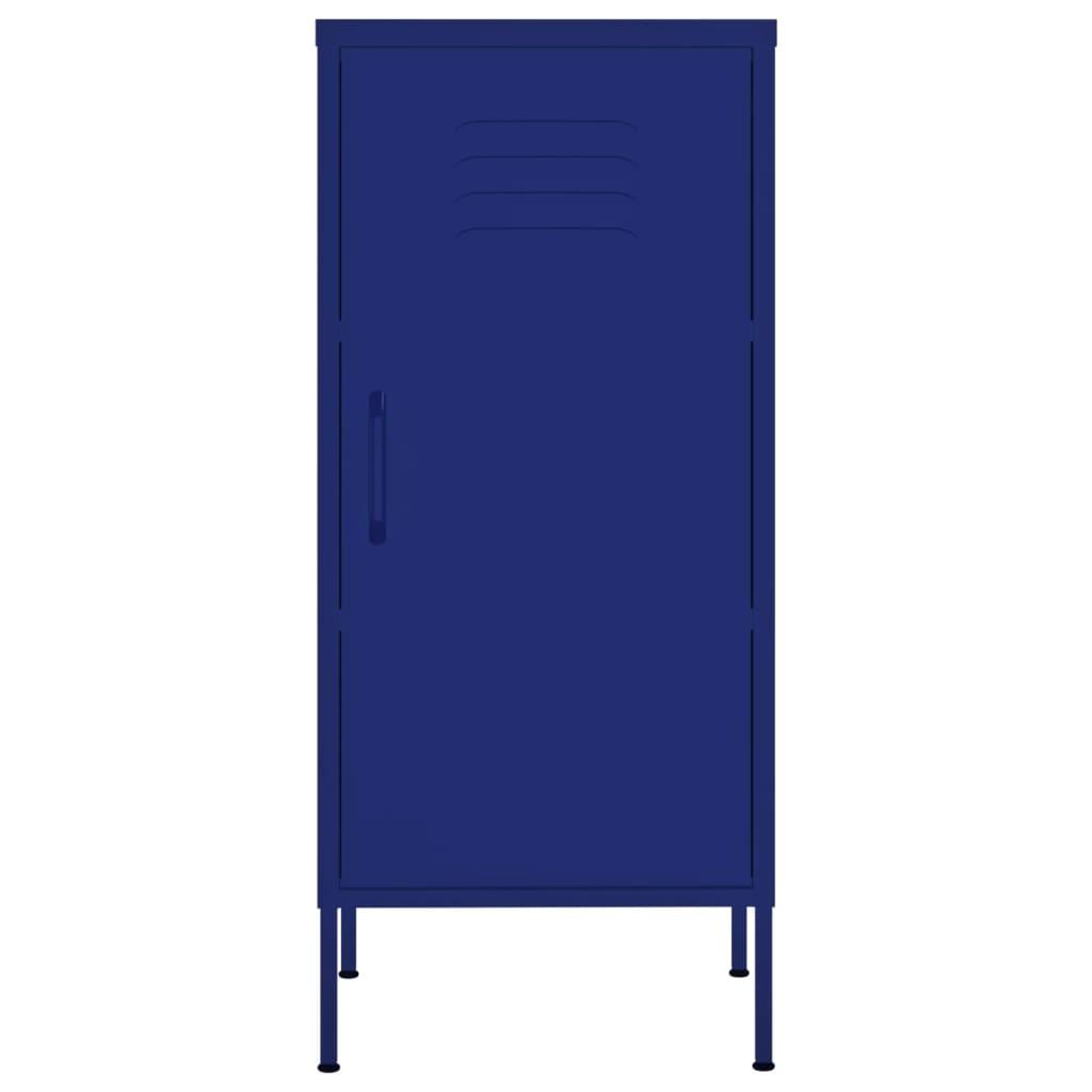 Storage Cabinet Navy Blue 16.7"x13.8"x40" Steel at Set Shop and Smile