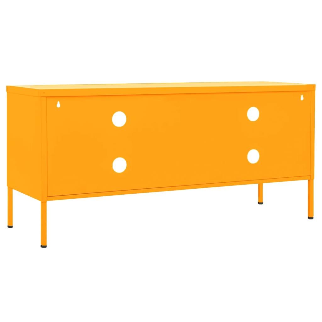 TV Cabinet Mustard Yellow 41.3"x13.8"x19.7" Steel at Set Shop and Smile