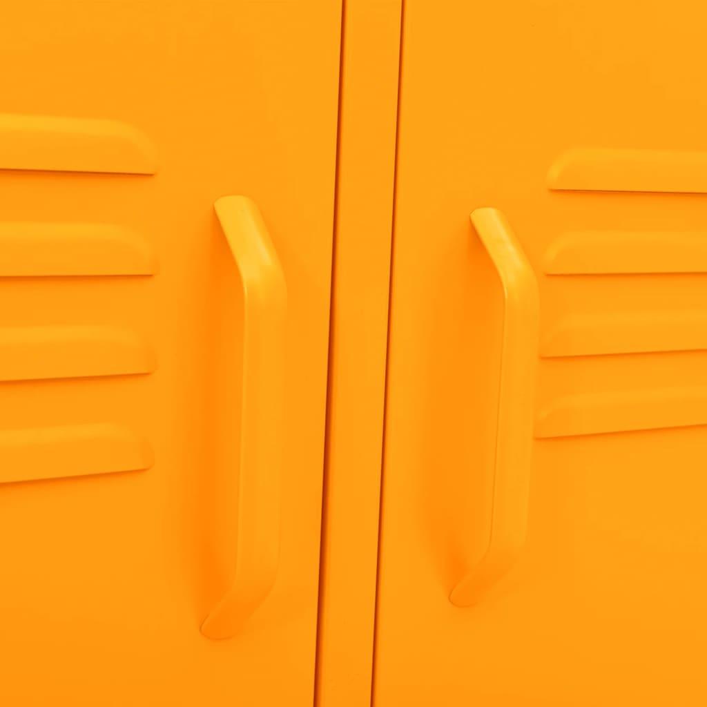 TV Cabinet Mustard Yellow 41.3"x13.8"x19.7" Steel at Set Shop and Smile