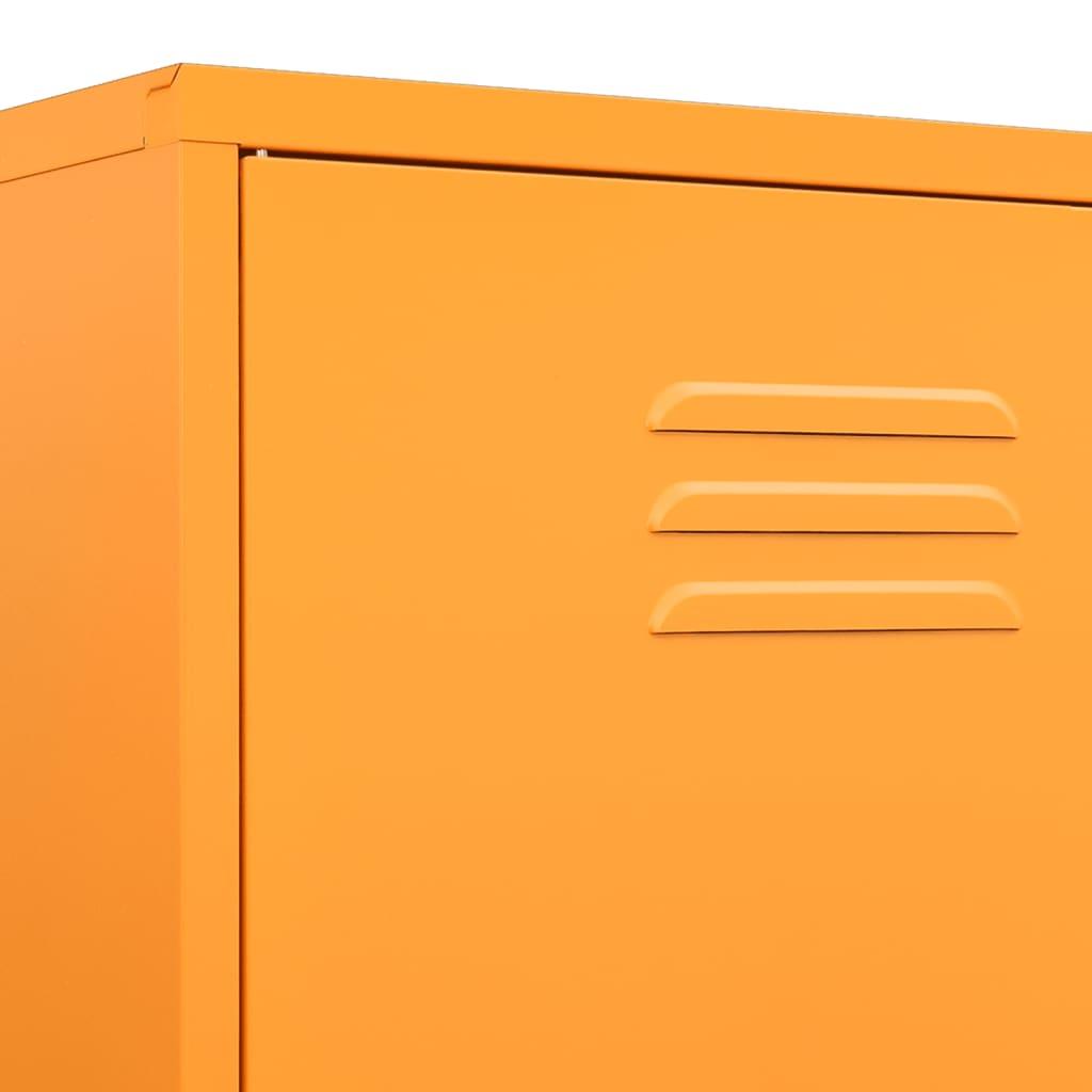 Wardrobe Mustard Yellow 35.4"x19.7"x70.9" Steel at Set Shop and Smile