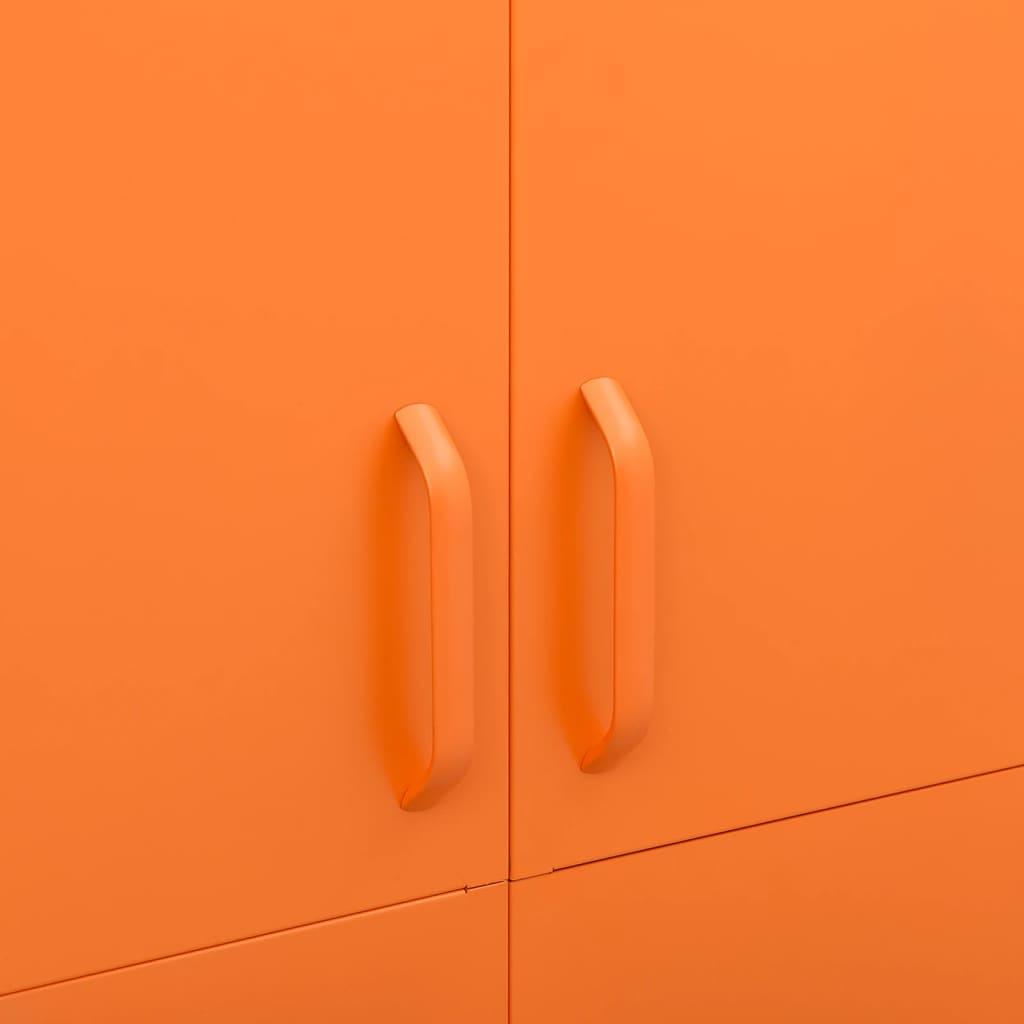 Wardrobe Orange 35.4"x19.7"x70.9" Steel at Set Shop and Smile