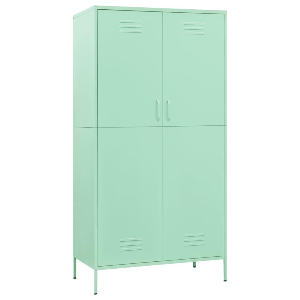 Wardrobe Mint 35.4"x19.7"x70.9" Steel at Set Shop and Smile