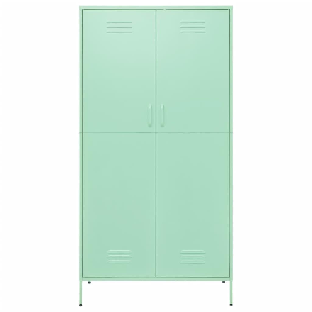 Wardrobe Mint 35.4"x19.7"x70.9" Steel at Set Shop and Smile