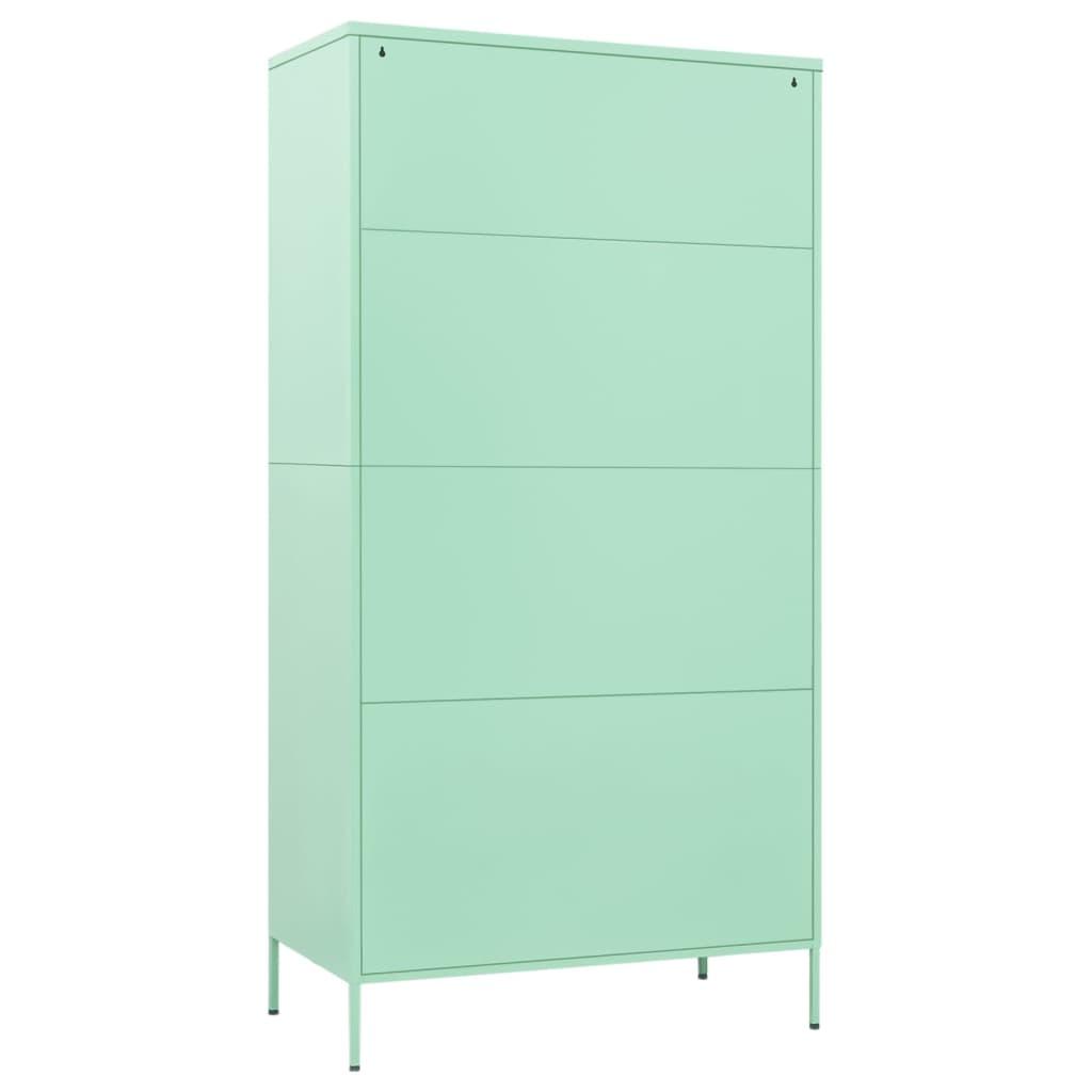 Wardrobe Mint 35.4"x19.7"x70.9" Steel at Set Shop and Smile