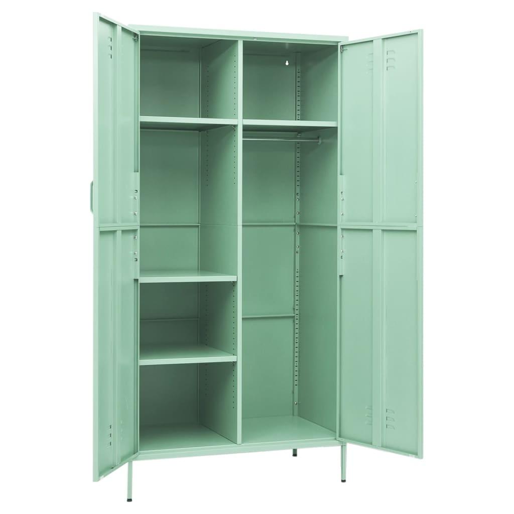 Wardrobe Mint 35.4"x19.7"x70.9" Steel at Set Shop and Smile