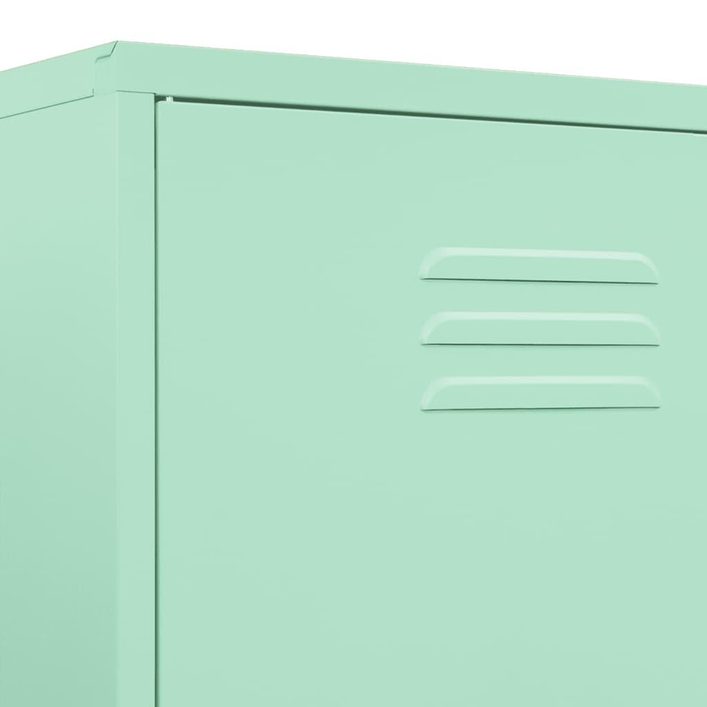 Wardrobe Mint 35.4"x19.7"x70.9" Steel at Set Shop and Smile